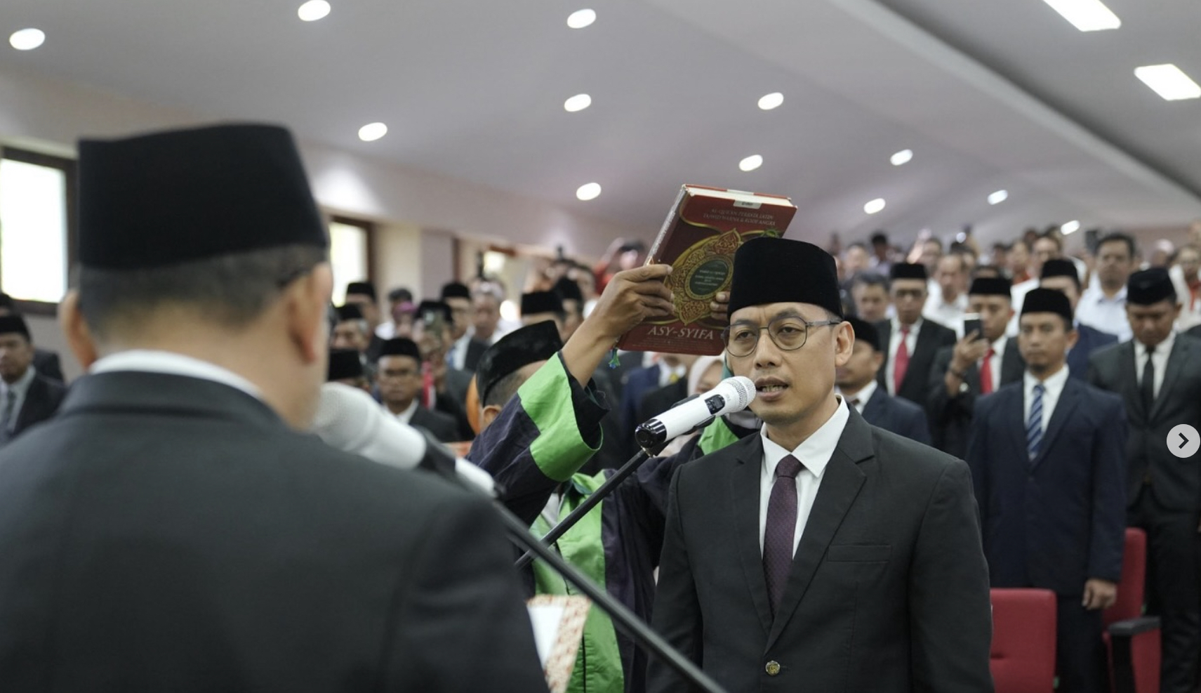 Pengurus DWP Kota Makassar Menghadiri Pelantikan dan Pengambilan Sumpah Jabatan Sekretaris Daerah Kota Makassar
